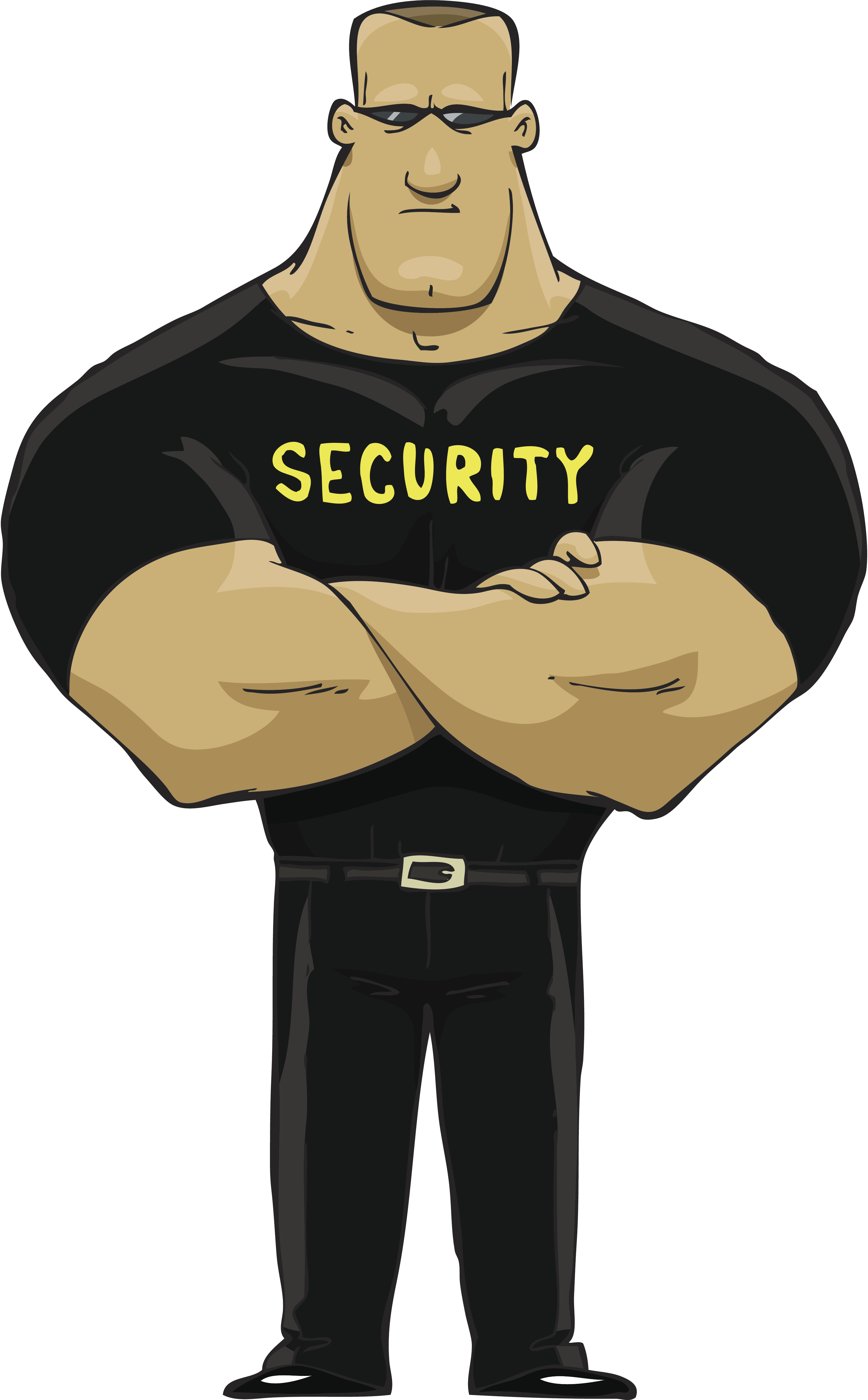 security guard clipart black and white - photo #39